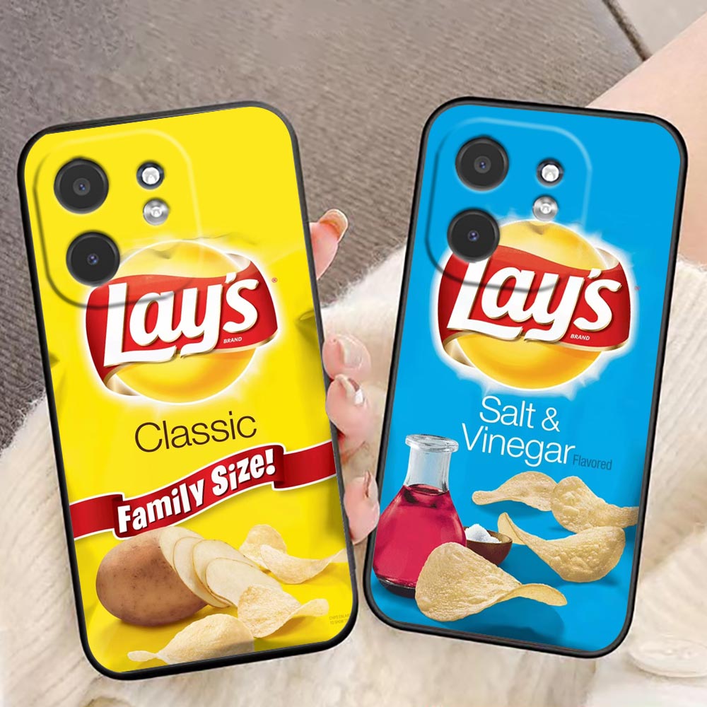 Logo Food Snack - 스낵 푸드 감자 L-Lay's 커버 폰