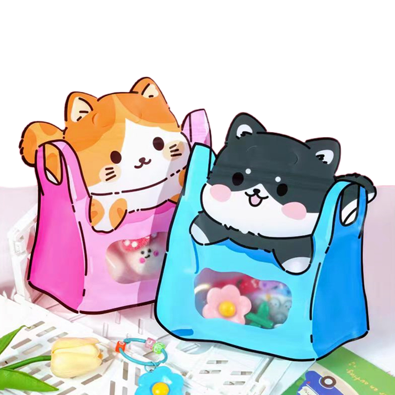 Food Like Snacks - 만화 셀프 실링 스낵 가방, 프로스트