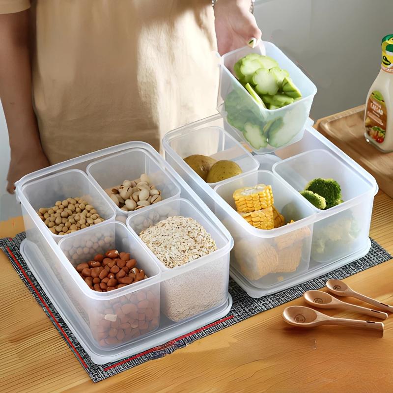 4 in 1 냉장고 크리스퍼 박스 투명 식품 보관함 M - Food Prep Snacks 리뷰 및 가격