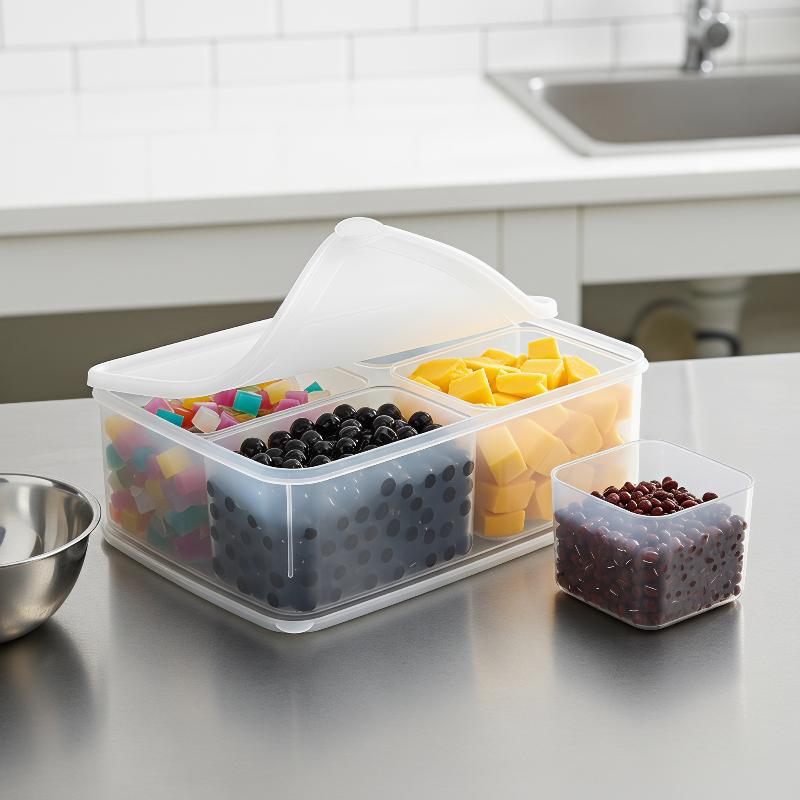 4 in 1 냉장고 크리스퍼 박스 투명 식품 보관함 M - Food Prep Snacks 리뷰 및 가격