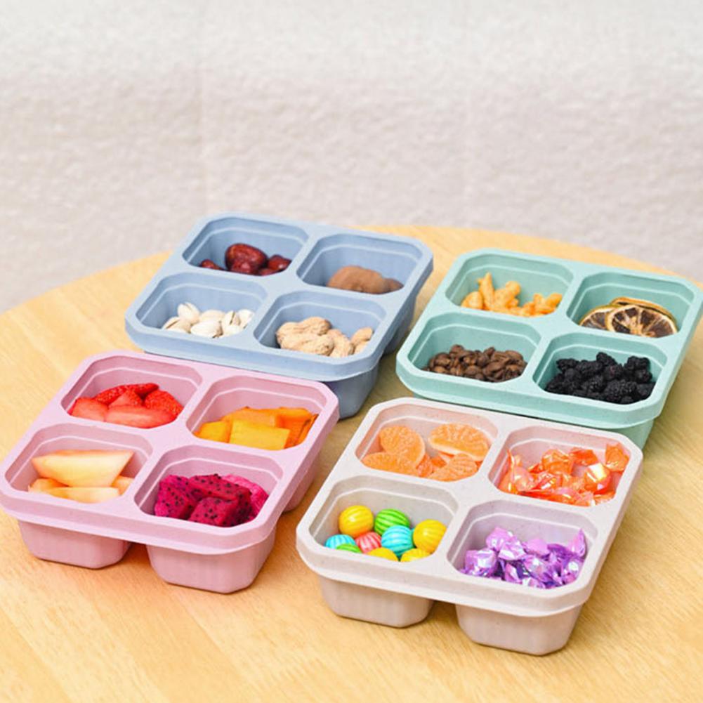 스낵 수납함 4개 세트, 4칸 스낵 박스, 재사용 가능 - Food Prep Snacks 리뷰 및 가격