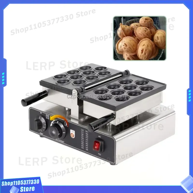 상업용 호두 모양 빵 제조기 110V 220V 한국식  - Food Snacks Restaurant 리뷰 및 가격